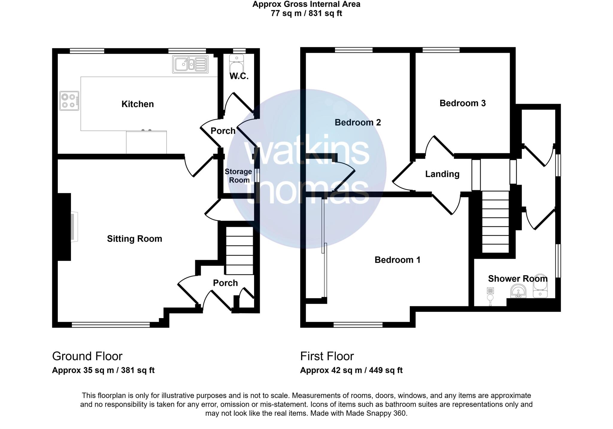 Princess Avenue, College Estate, Hereford, HR1 floorplan