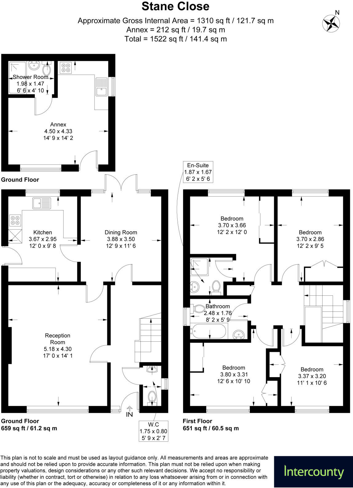 Stane Close, Bishop's Stortford, Hertfordshire, CM23 floorplan