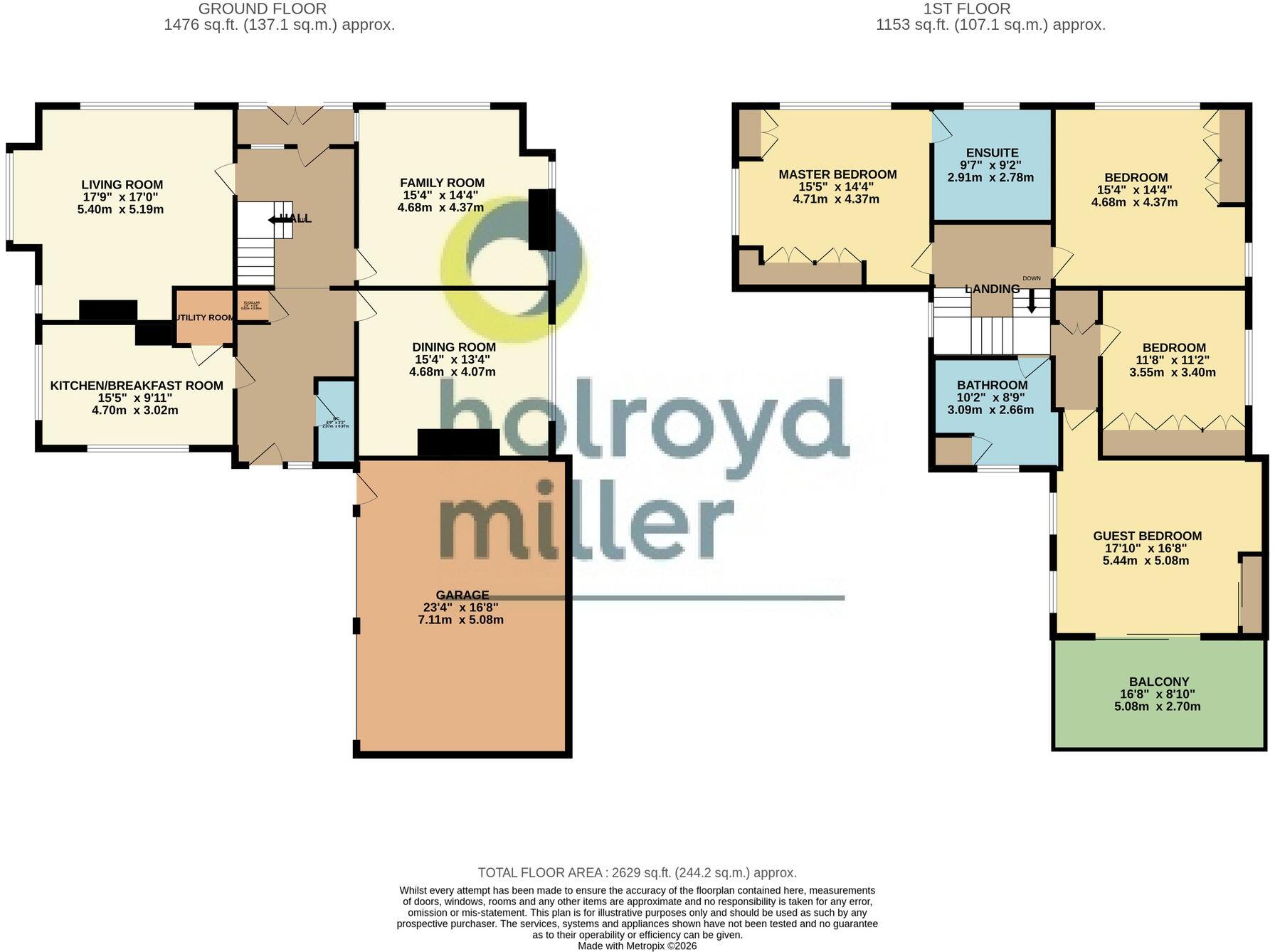Tudor Court, 35a Woodthorpe Lane, Wakefield WF2 6JG floorplan