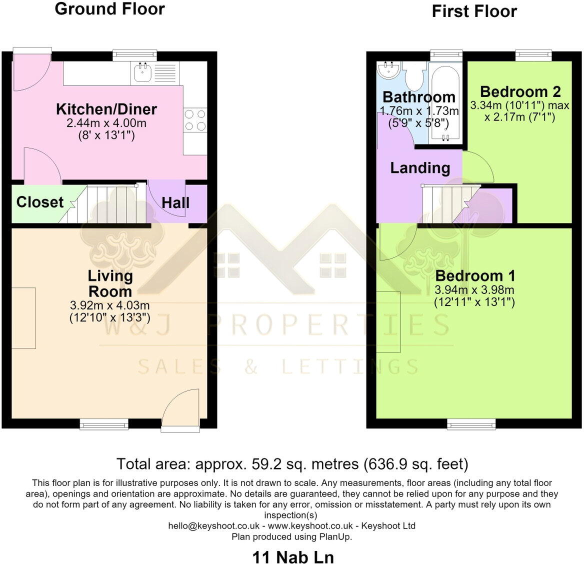 Nab Lane, Stanhill, Oswaldtwistle, Accrington, BB5 floorplan