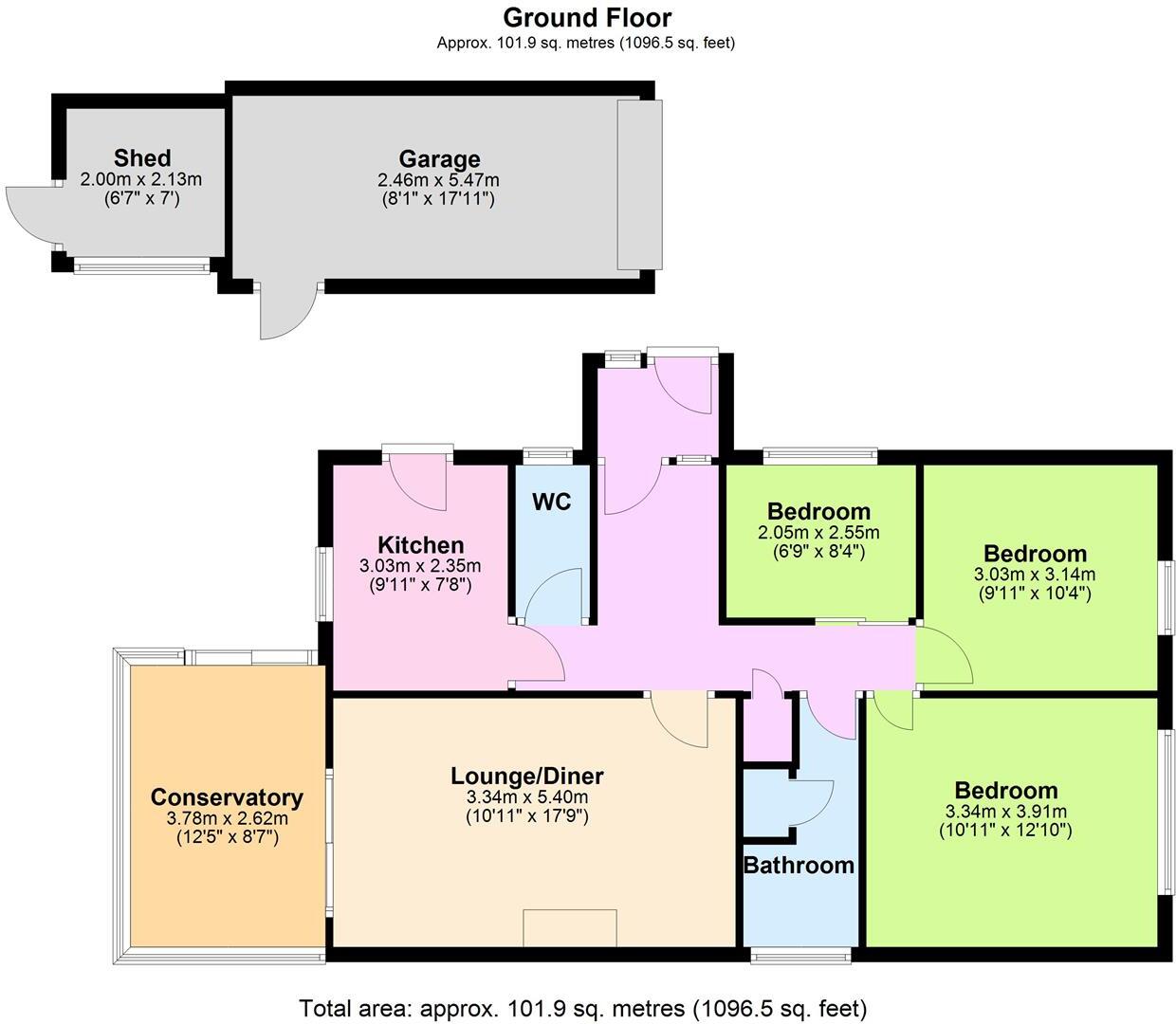 The Greenway, Goring-By-Sea, Worthing floorplan