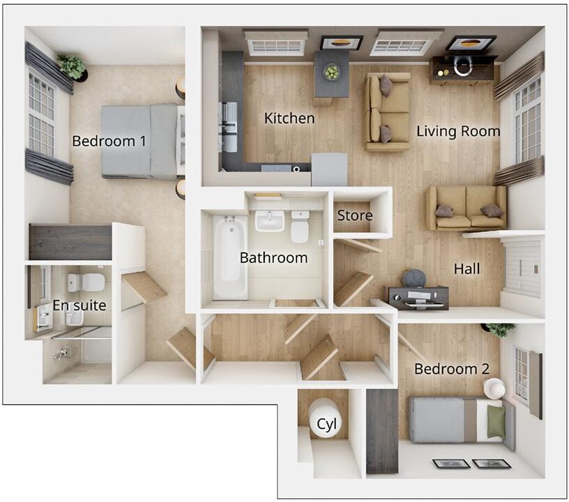 Tulip Avenue,
Newcastle Great Park,
Newcastle Upon Tyne,
NE13 9FD floorplan