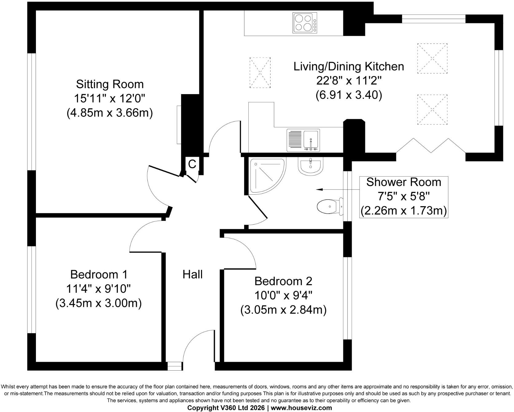 Pinnacle View, Baxter Wood, Cross Hills BD20 8BB floorplan