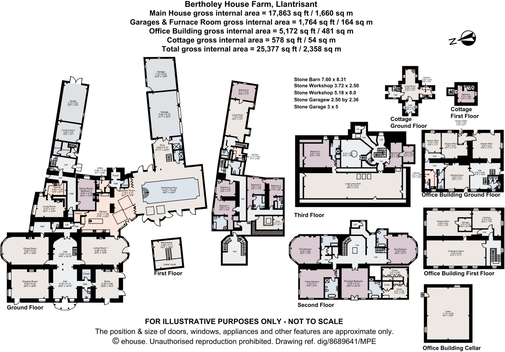 Llantrisant, Nr Usk, Monmouthshire, NP15 floorplan