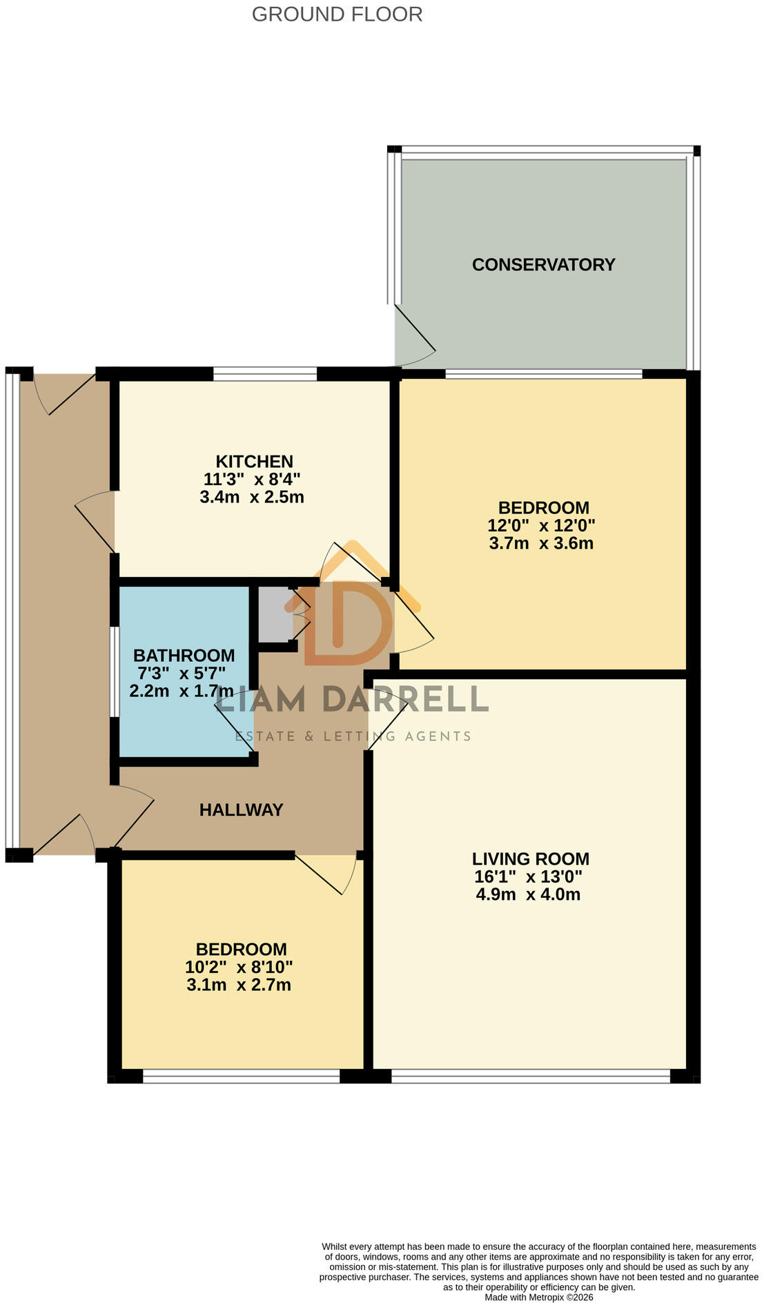 Southgate, Crossgates, Scarborough, North Yorkshire floorplan