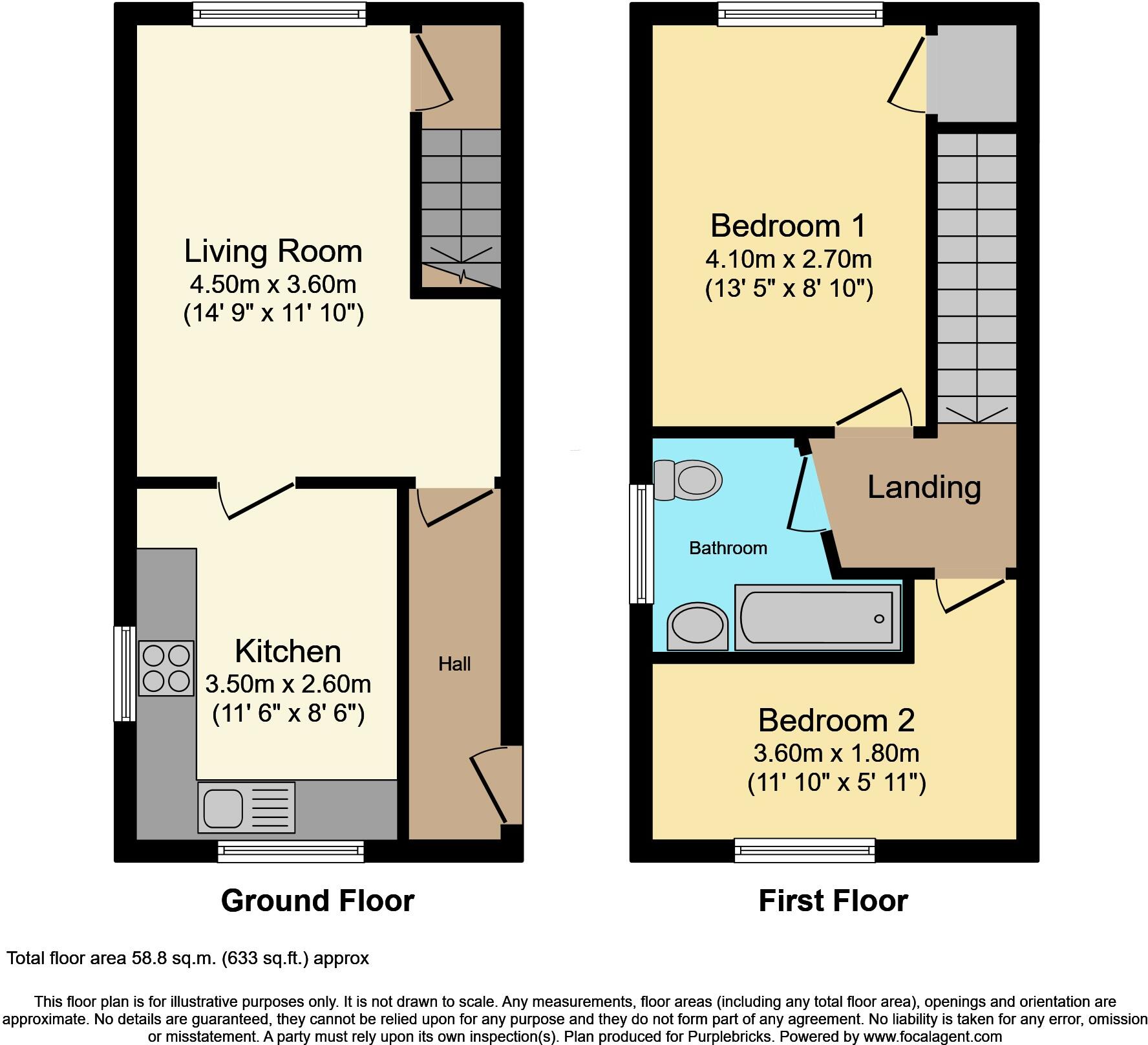 Elmridge, Skelmersdale, WN8 floorplan