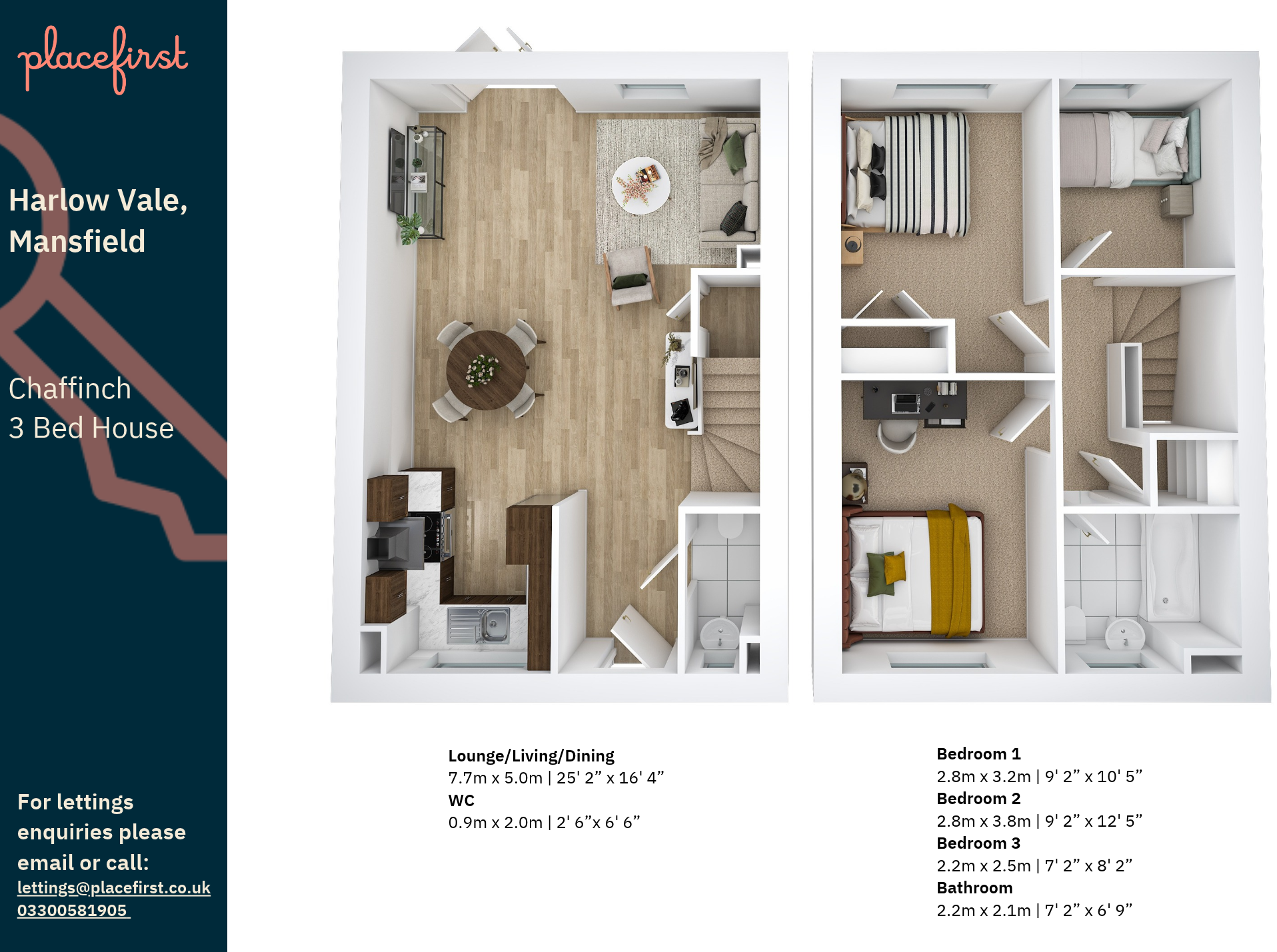 Perranporth Drive, Mansfield, Nottinghamshire floorplan