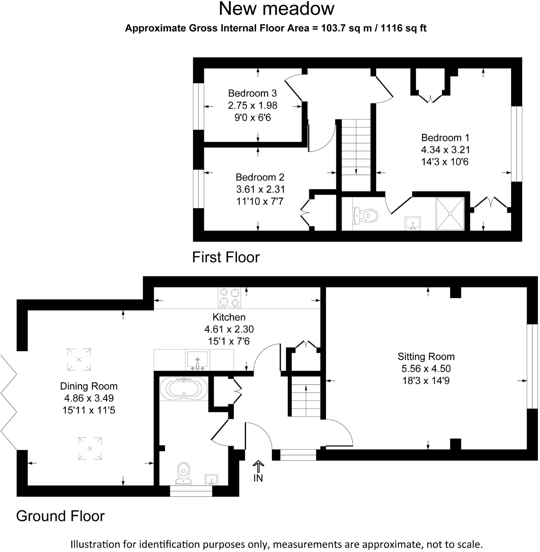 New Meadow, Ascot, Berkshire, SL5 floorplan