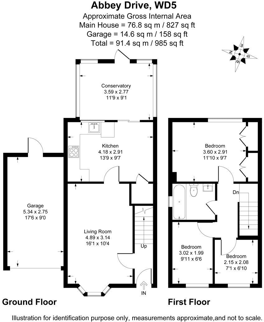 Abbey Drive, Abbots Langley, WD5 floorplan