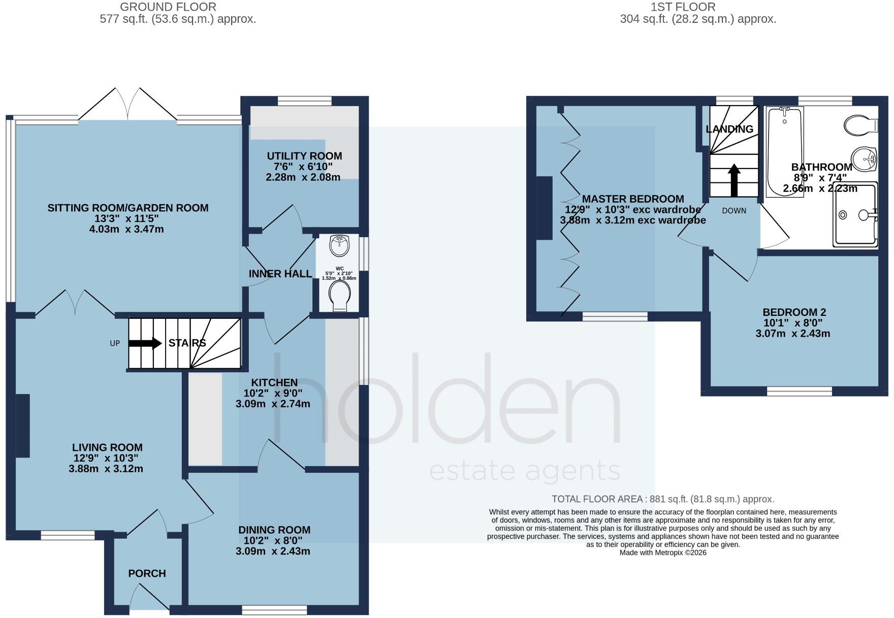 Springfield Cottages, Heybridge floorplan
