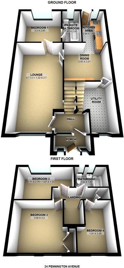 Pennington Avenue, Ormskirk. floorplan