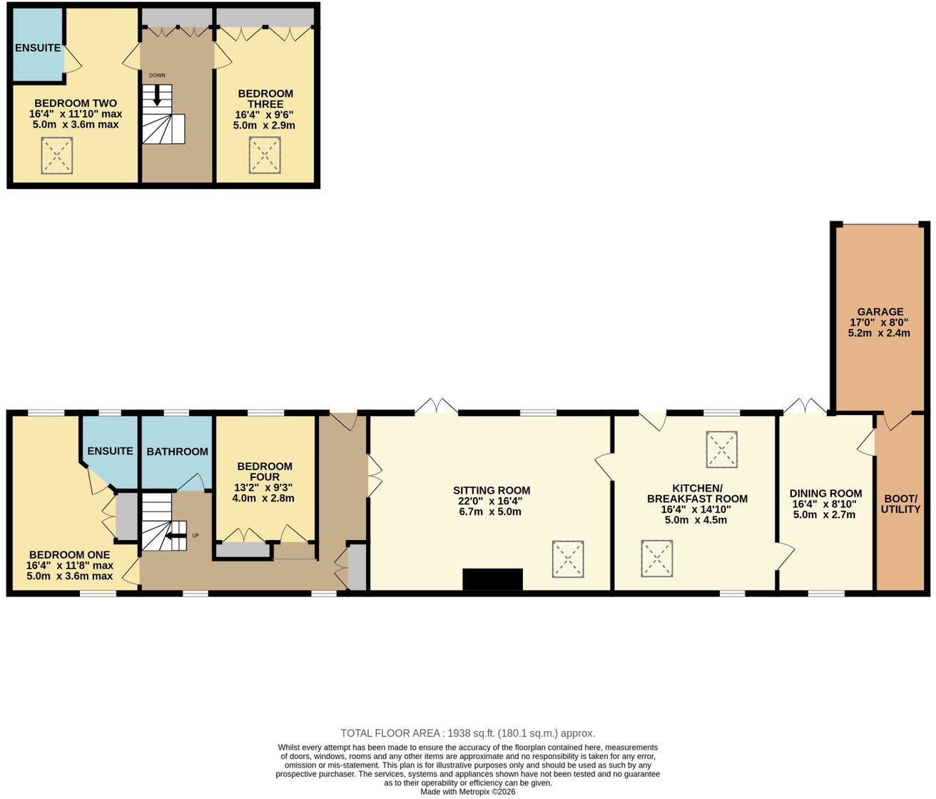 The Old Dairy, Wood Farm Court, Thrumpton floorplan