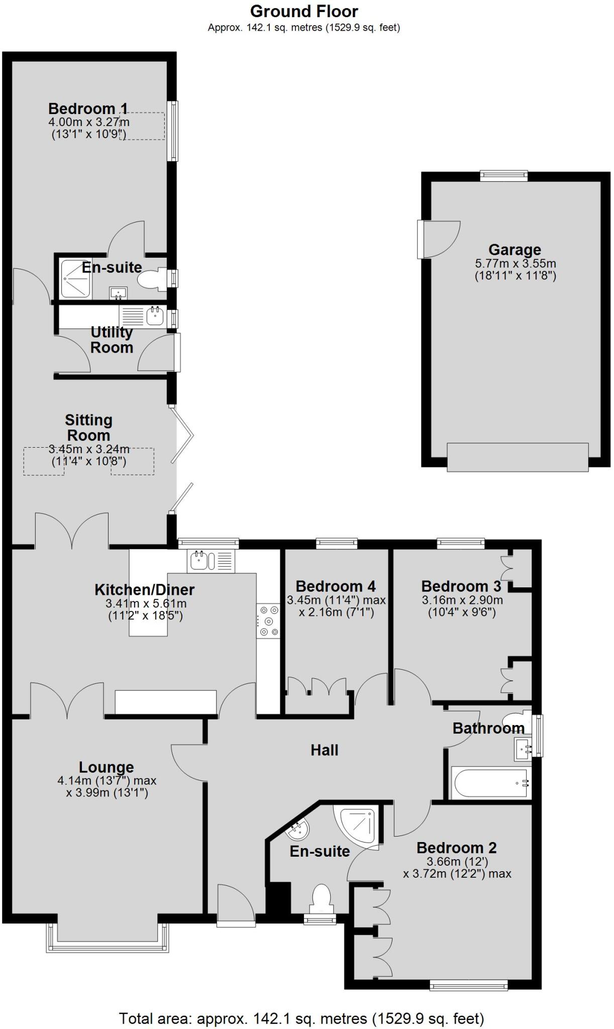 Doncaster Gardens, Navenby, Lincoln floorplan