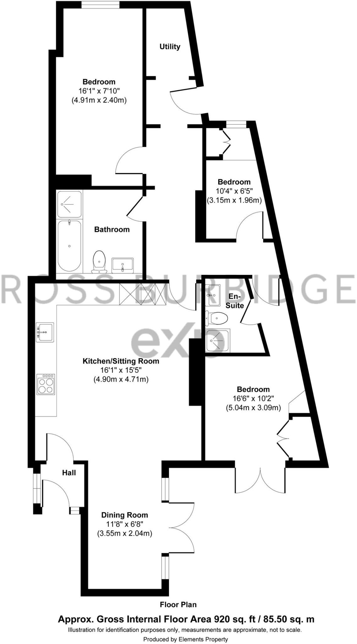 Ashmore Court, St. Georges Road, Cheltenham, GL50 floorplan