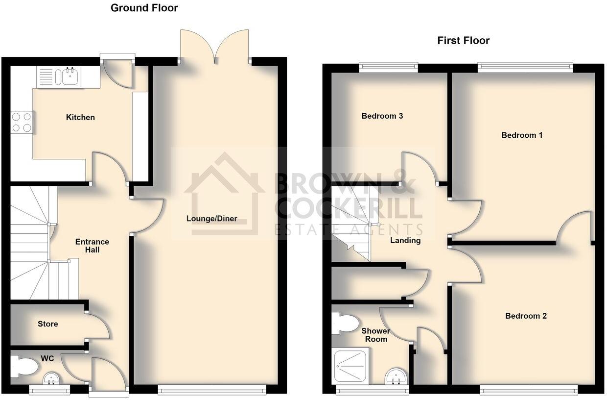 Meadow Road, Wolston, Coventry, CV8 floorplan