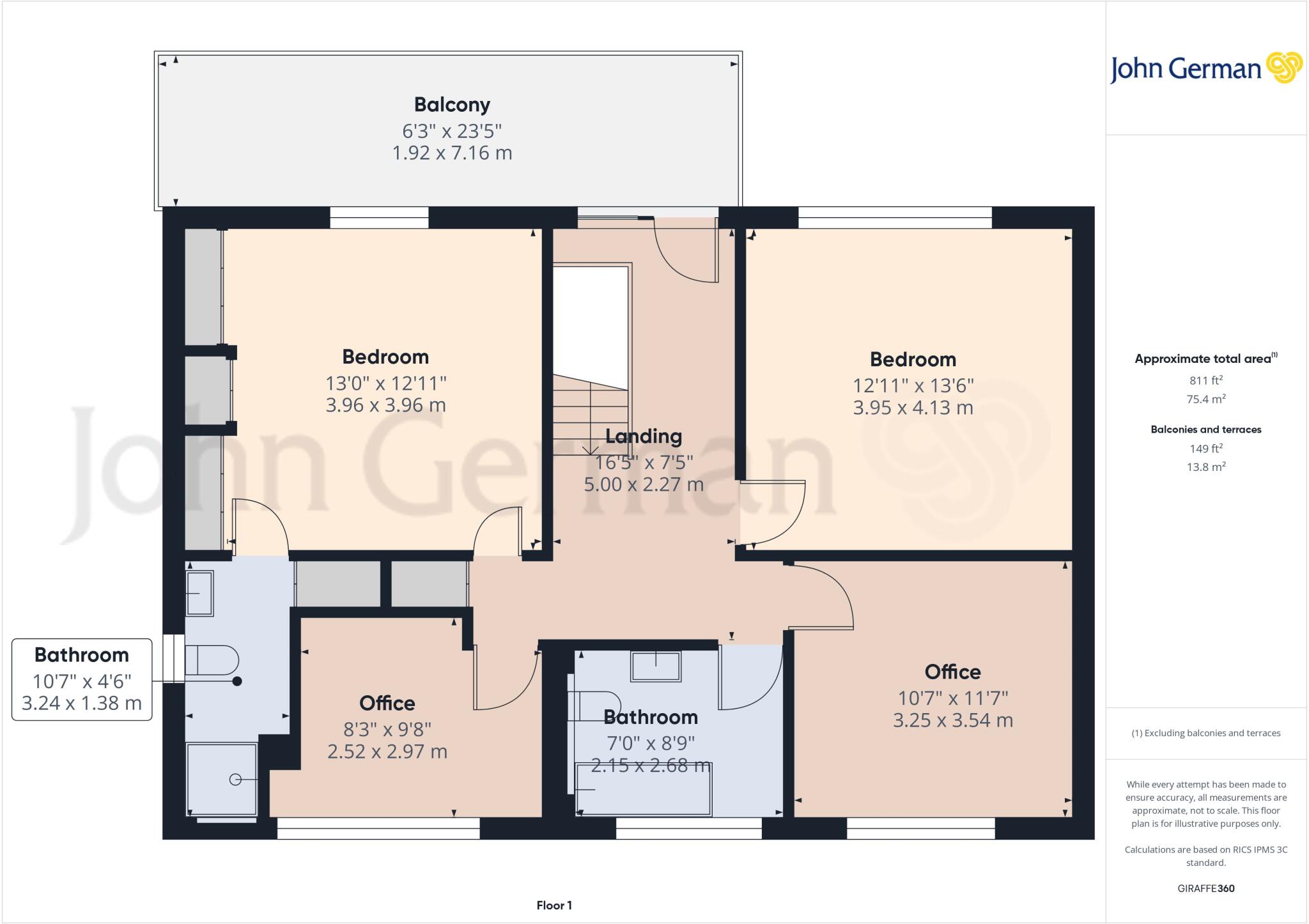 Wattles Lane, Acton Trussell floorplan