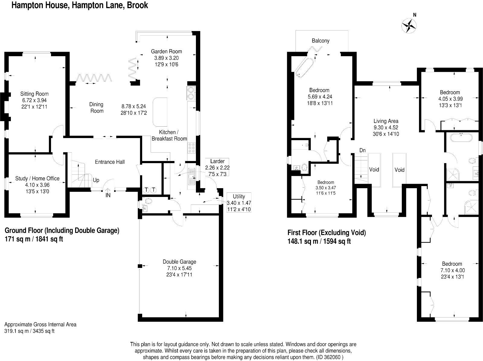 Hampton Lane, Brook, Ashford, TN25 floorplan