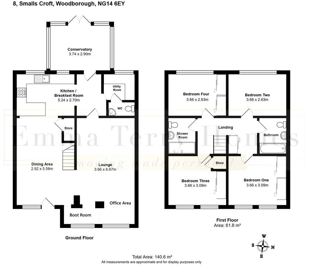 Smalls Croft, Woodborough, Nottingham floorplan
