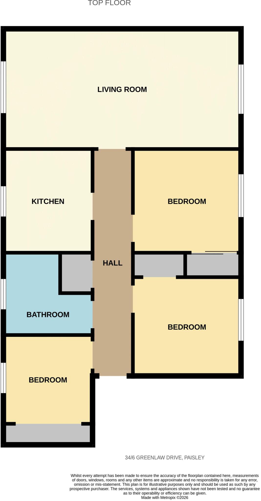 Greenlaw Drive, Paisley floorplan