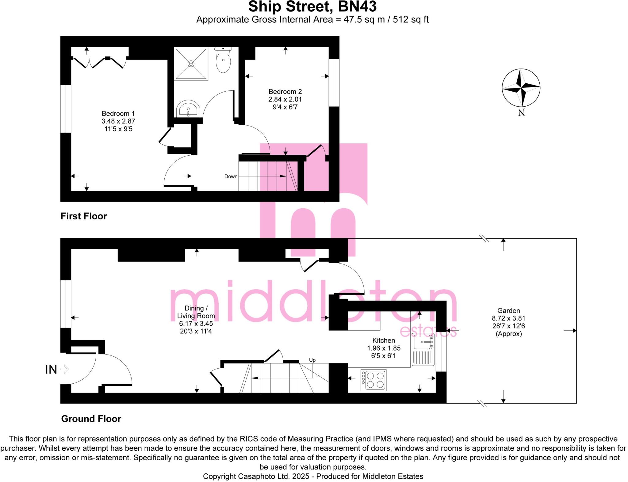 Ship Street, Shoreham By Sea, BN43 floorplan
