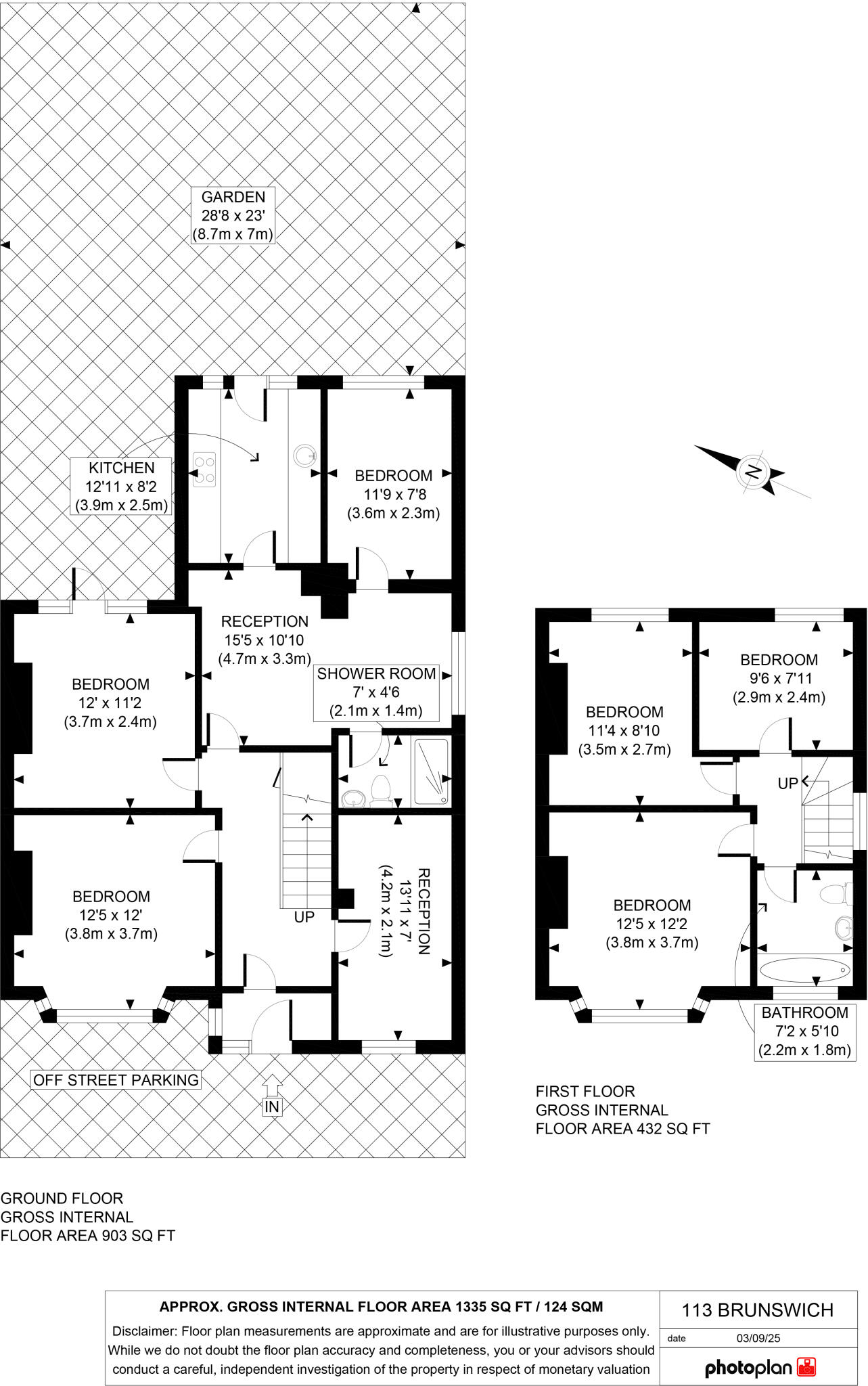 113 Brunswick Street, Leamington Spa floorplan