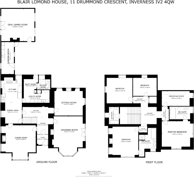 Blair Lomond House, 11 Drummond Crescent, Inverness, IV2 floorplan