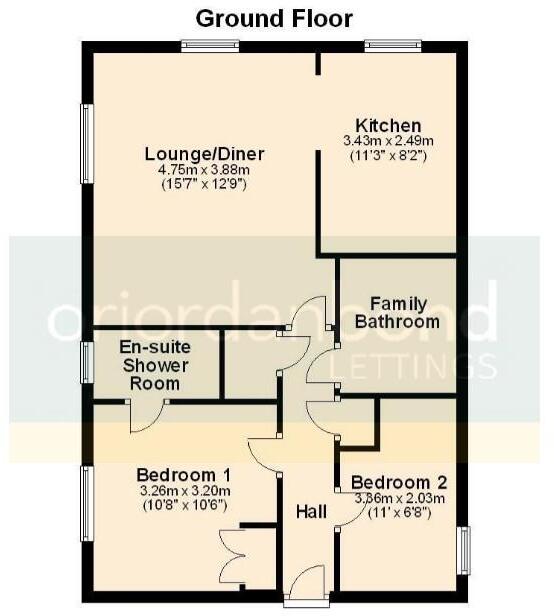Clover Field, Grange Park, Northampton NN4 floorplan