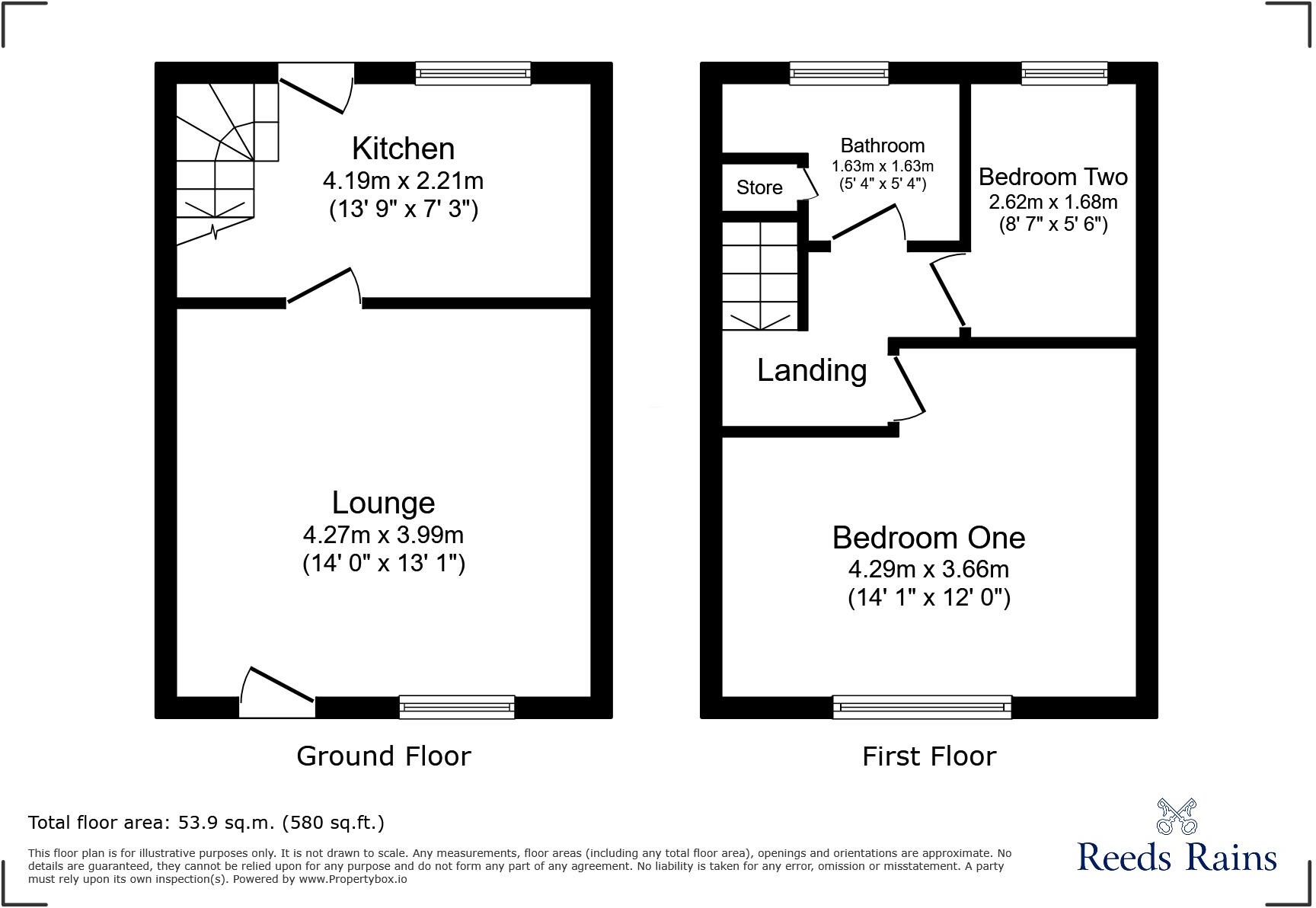 Hawley Street, Winewall, Colne, Lancashire, BB8 floorplan