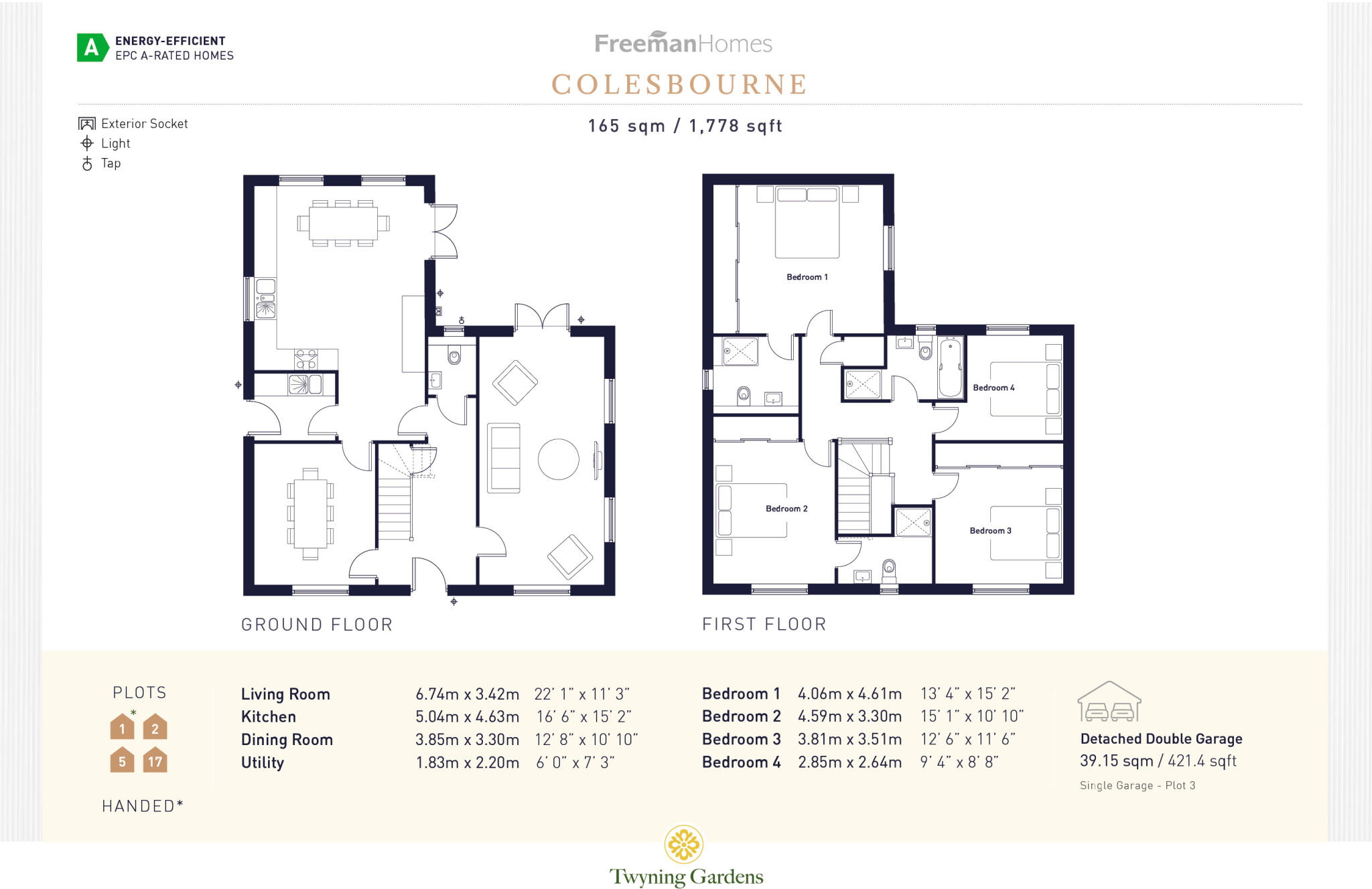 Twyning Gardens, Twyning floorplan