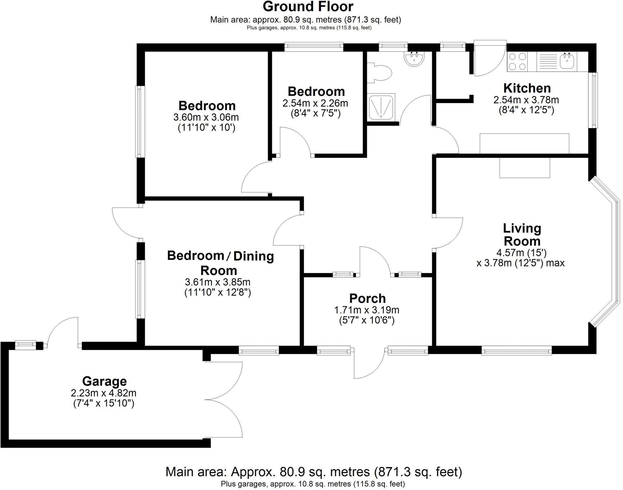Greenfield Avenue, Surbiton floorplan