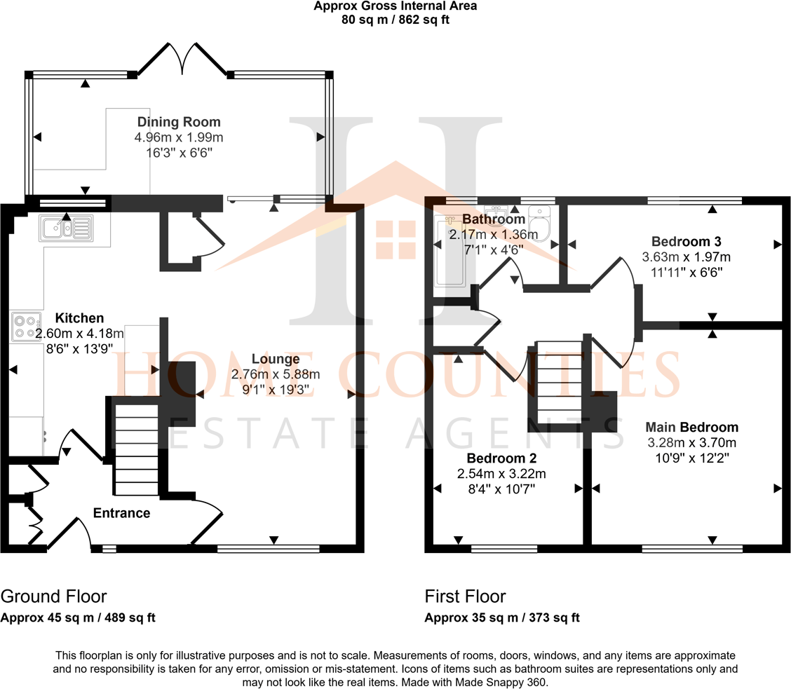 Beechwood Avenue, Potters Bar, EN6 floorplan