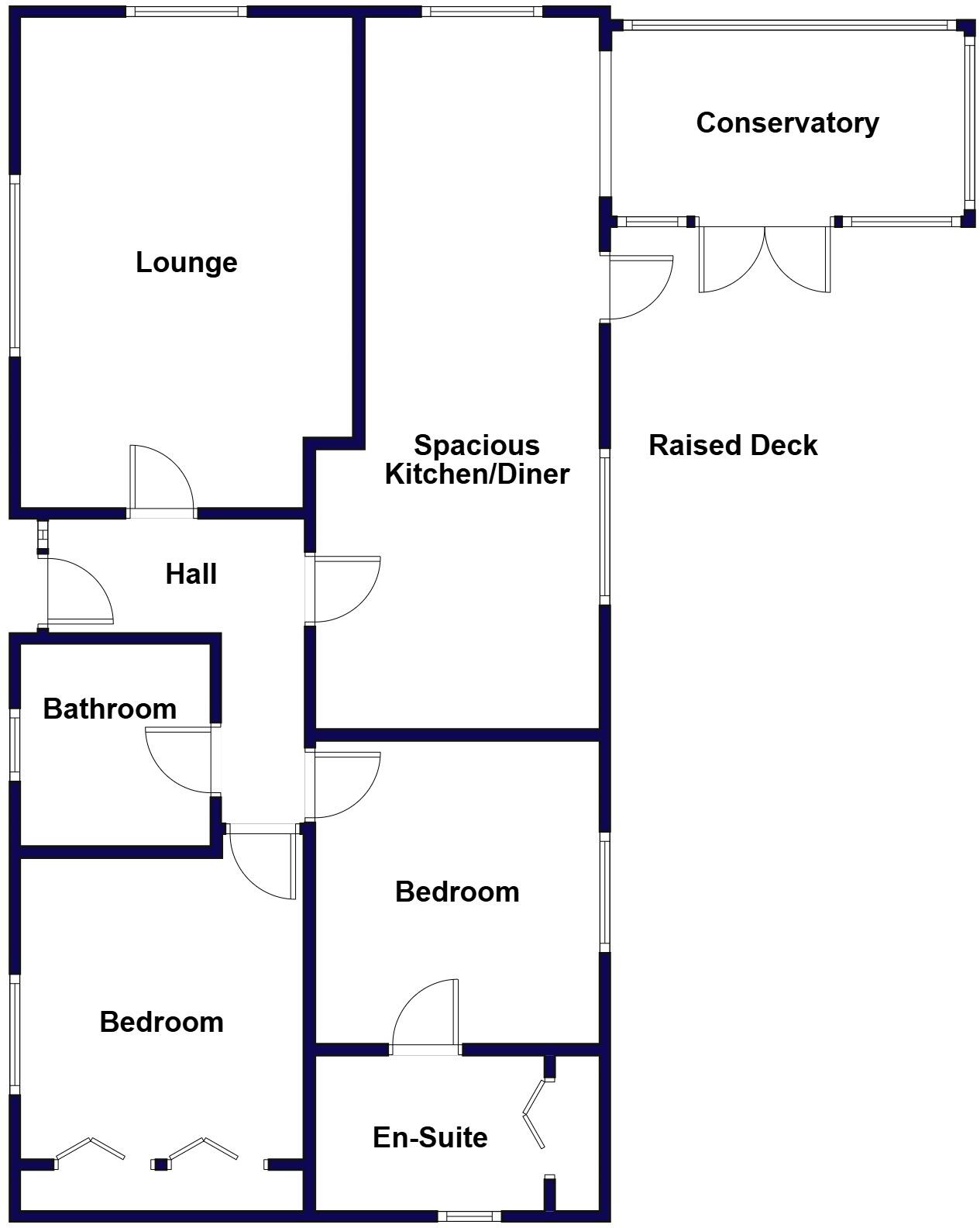 Oaklands Park, Crossways, Dorchester, Dorset floorplan