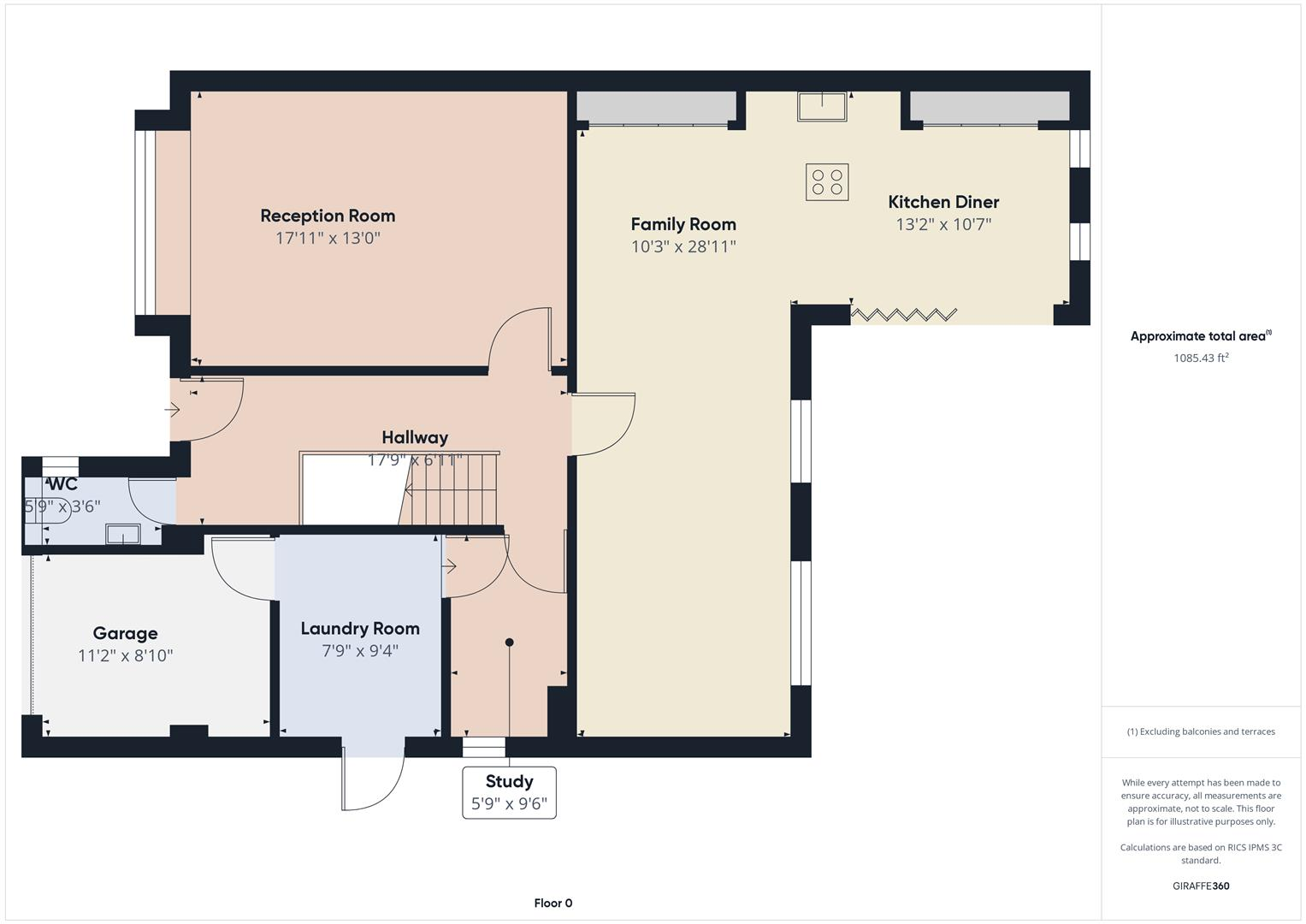Hawthorn Gardens, Whitley Bay floorplan