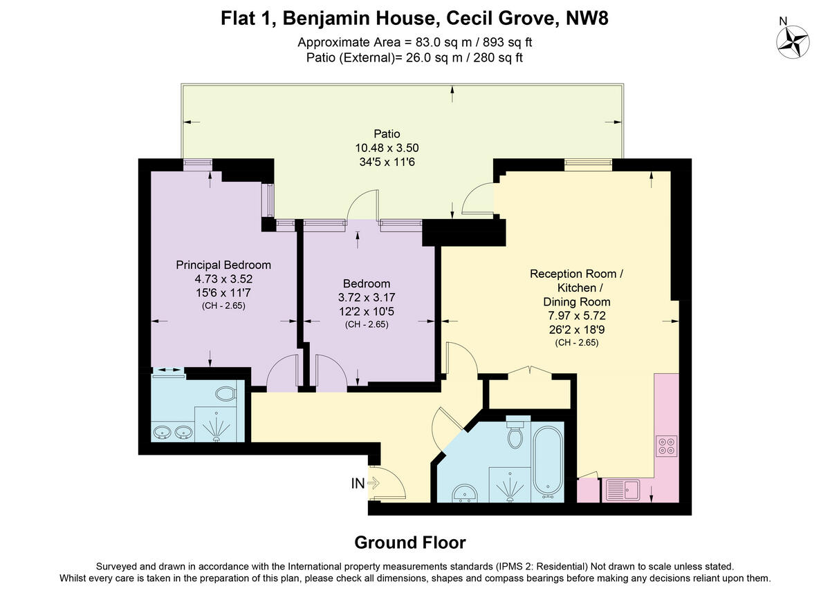 Cecil Grove, Primrose Hill, NW8 floorplan