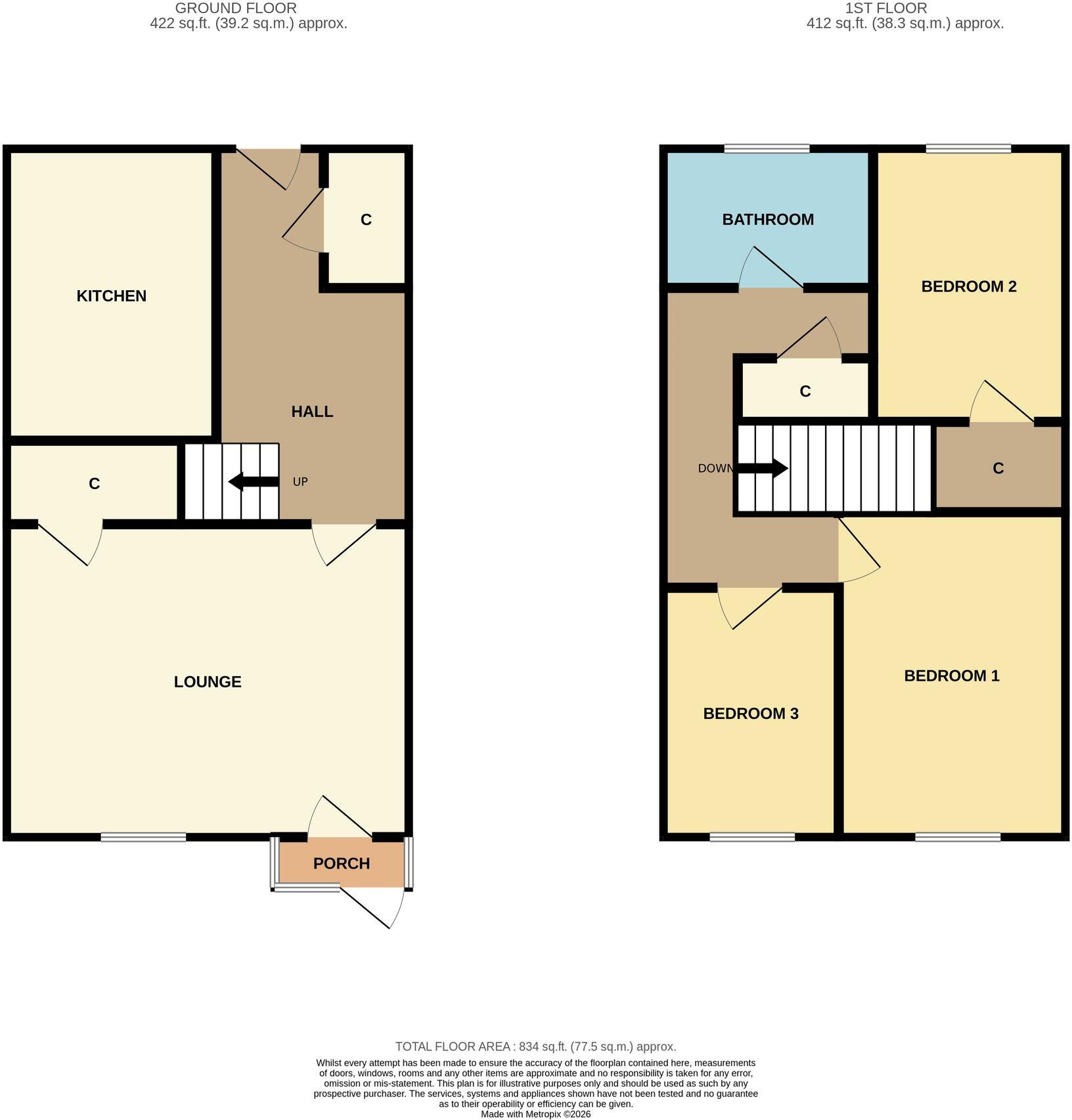 Oakley Walk, Middlesbrough, TS6 floorplan