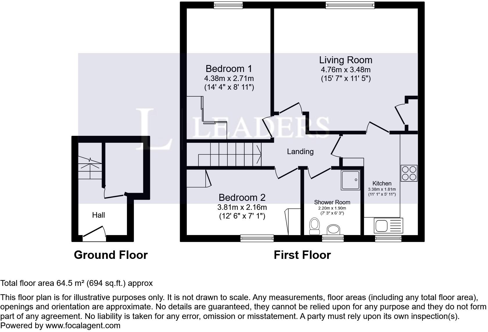 Winchester Way, IP2 floorplan