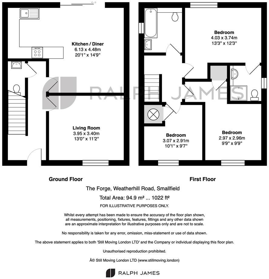 The Forge, Weatherhill Road, Smallfield floorplan