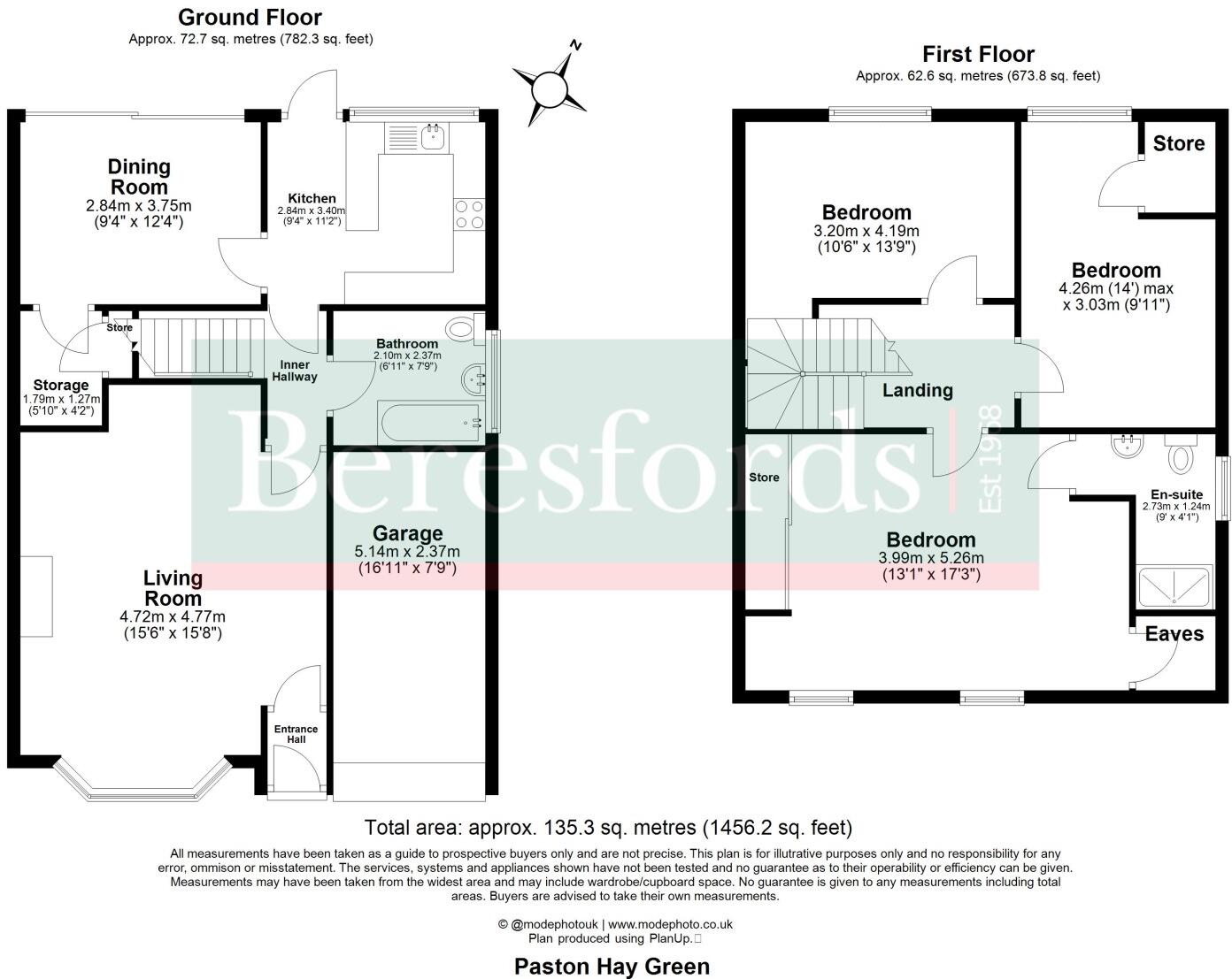 Hay Green Lane, Hook End, CM15 floorplan