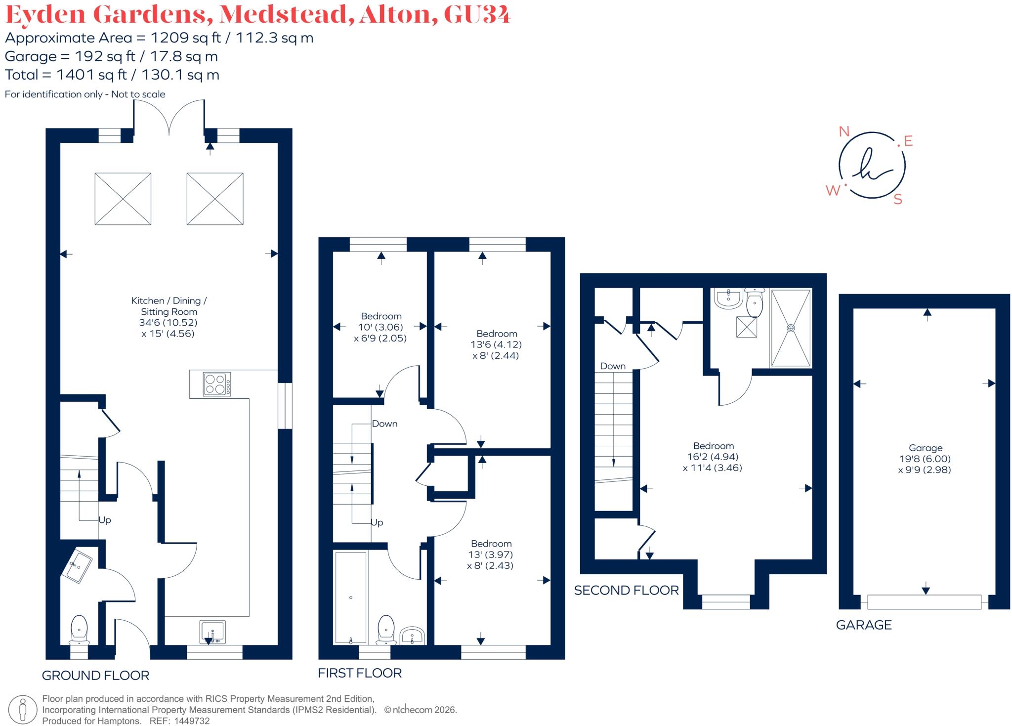 Eyden Gardens, Medstead, GU34 floorplan