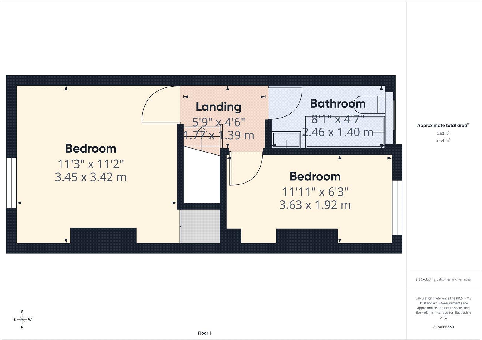 Ewart Road, Nottingham, Nottinghamshire, NG7 floorplan