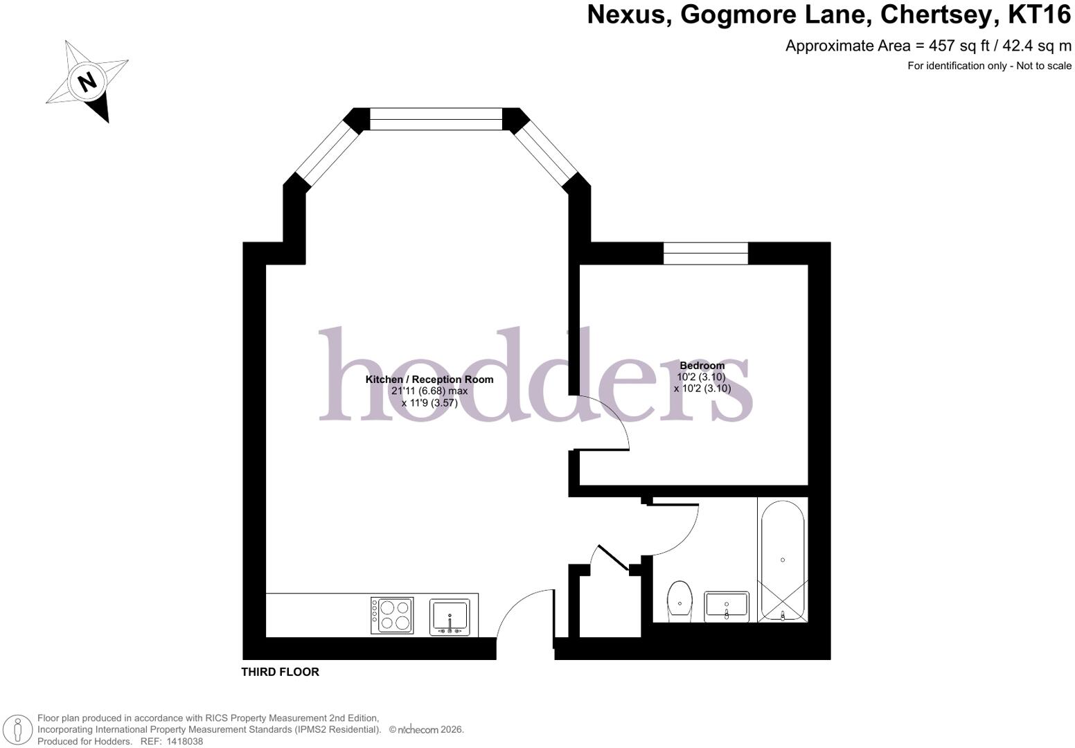Chertsey, Surrey, KT16 floorplan