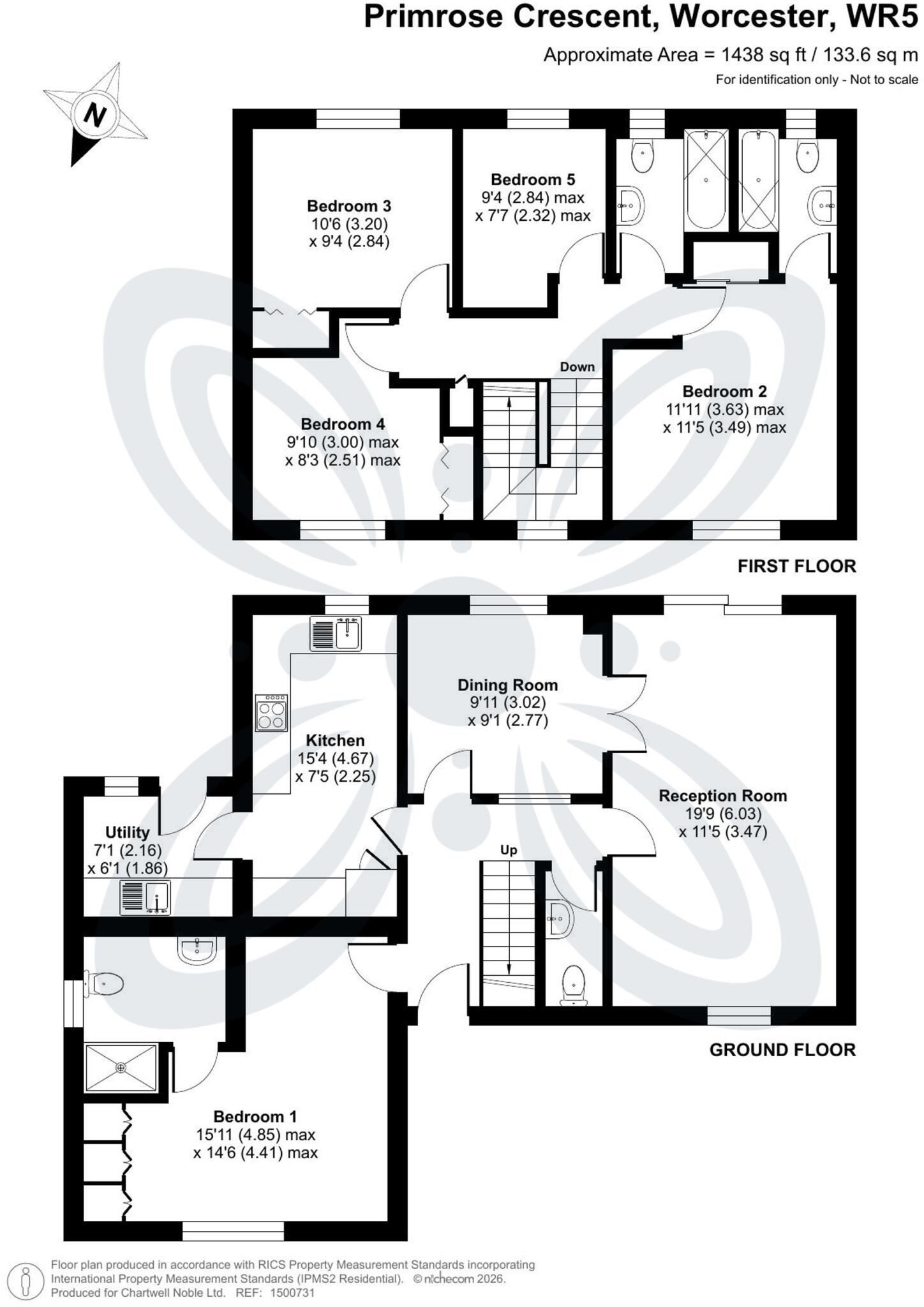 Primrose Crescent, Worcester, WR5 floorplan
