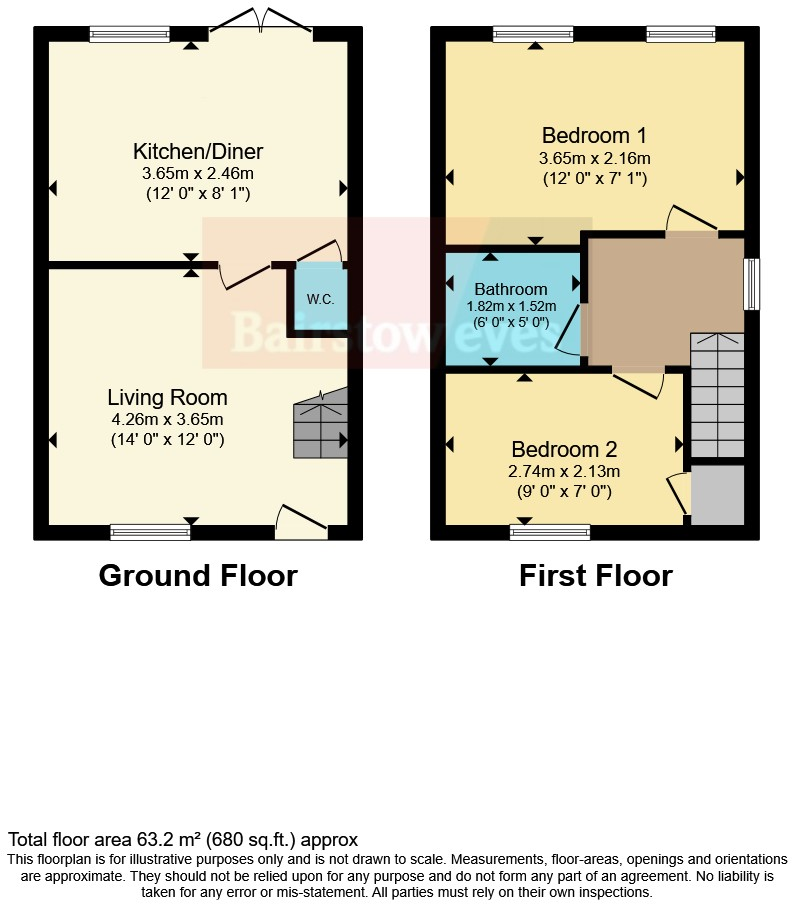 Verney Meadow, New Houghton, Mansfield, Derbyshire, NG19 floorplan