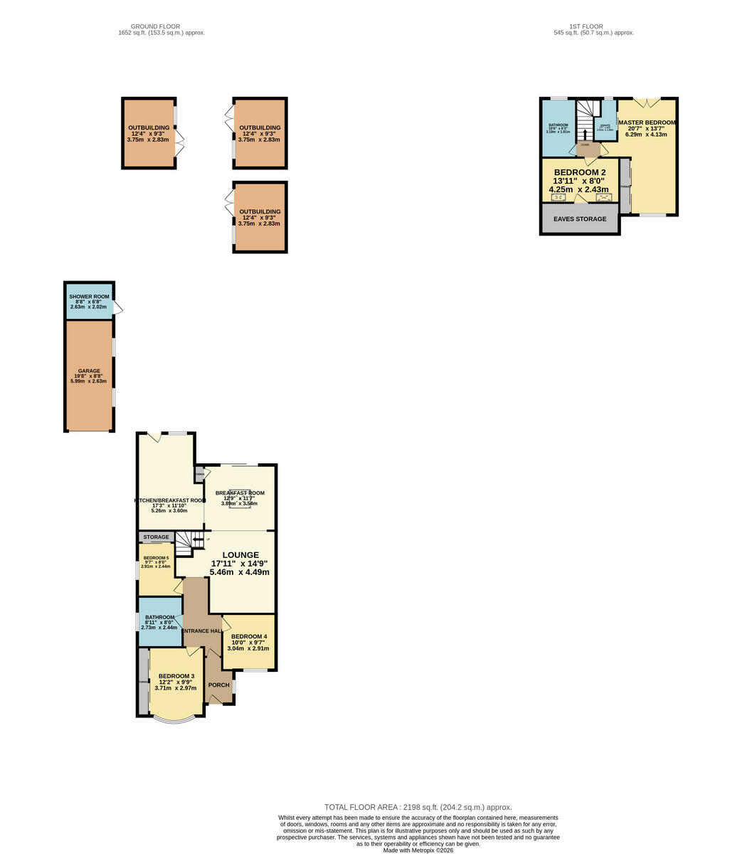 Hamilton Gardens, Hockley floorplan