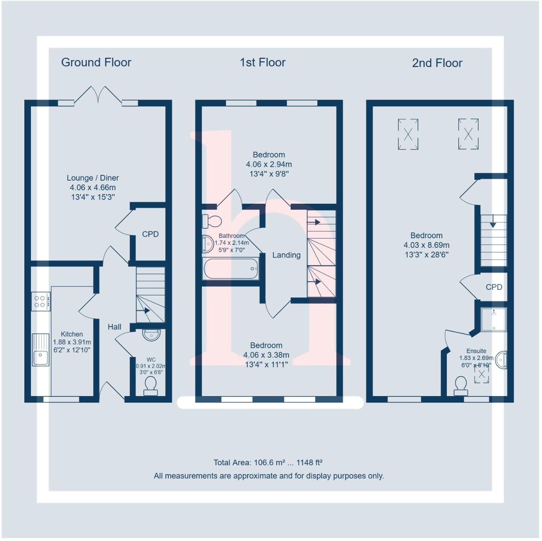Harefields Way, Upton, CH49 floorplan