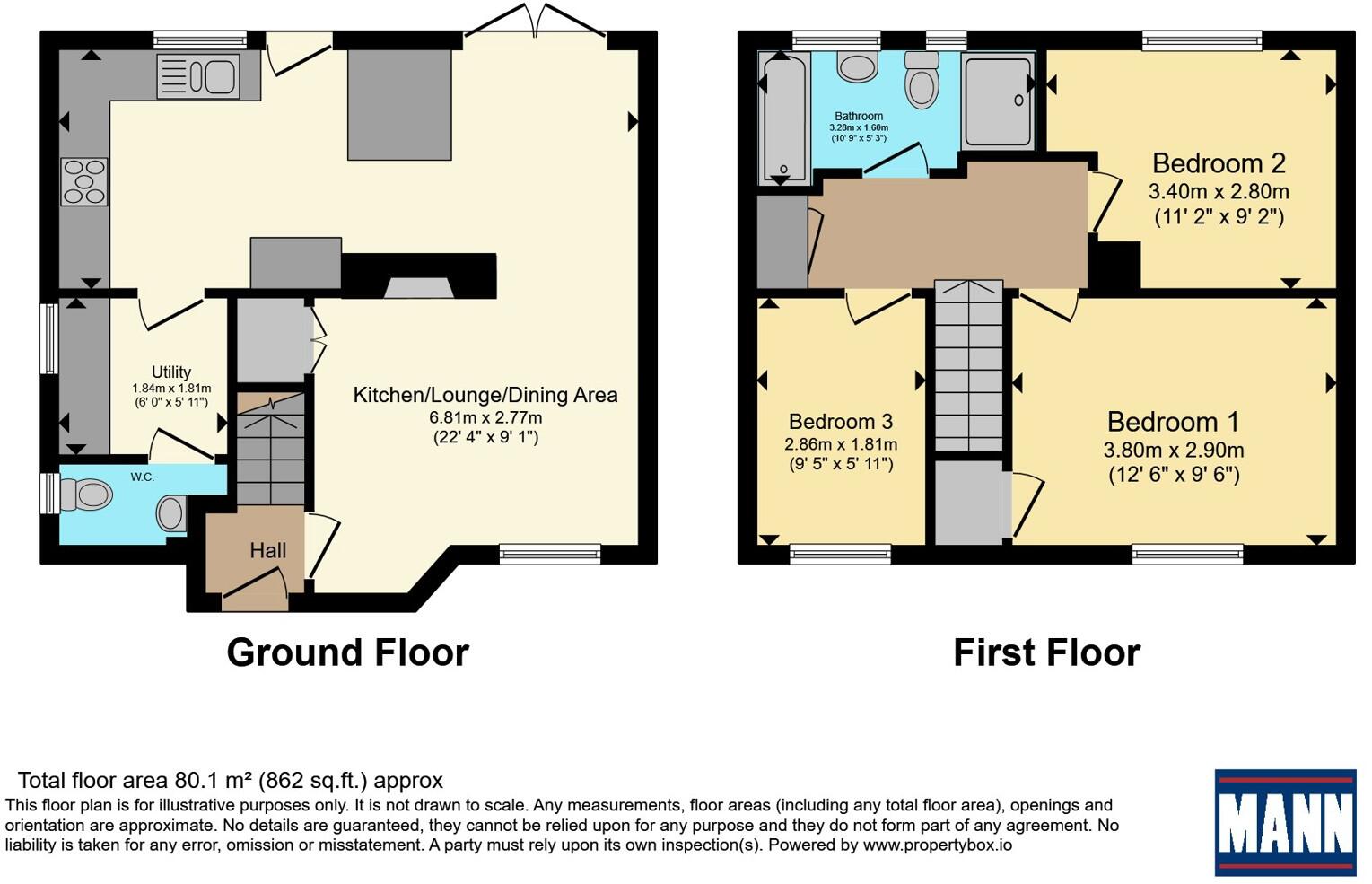 The Tideway, Rochester, Kent, ME1 floorplan