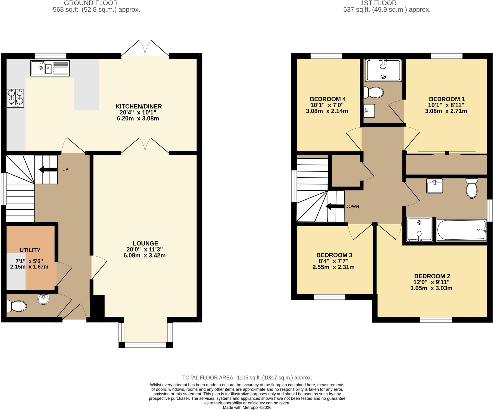 46, Woodberry Down Way, Lyme Regis, Dorset, DT7 floorplan