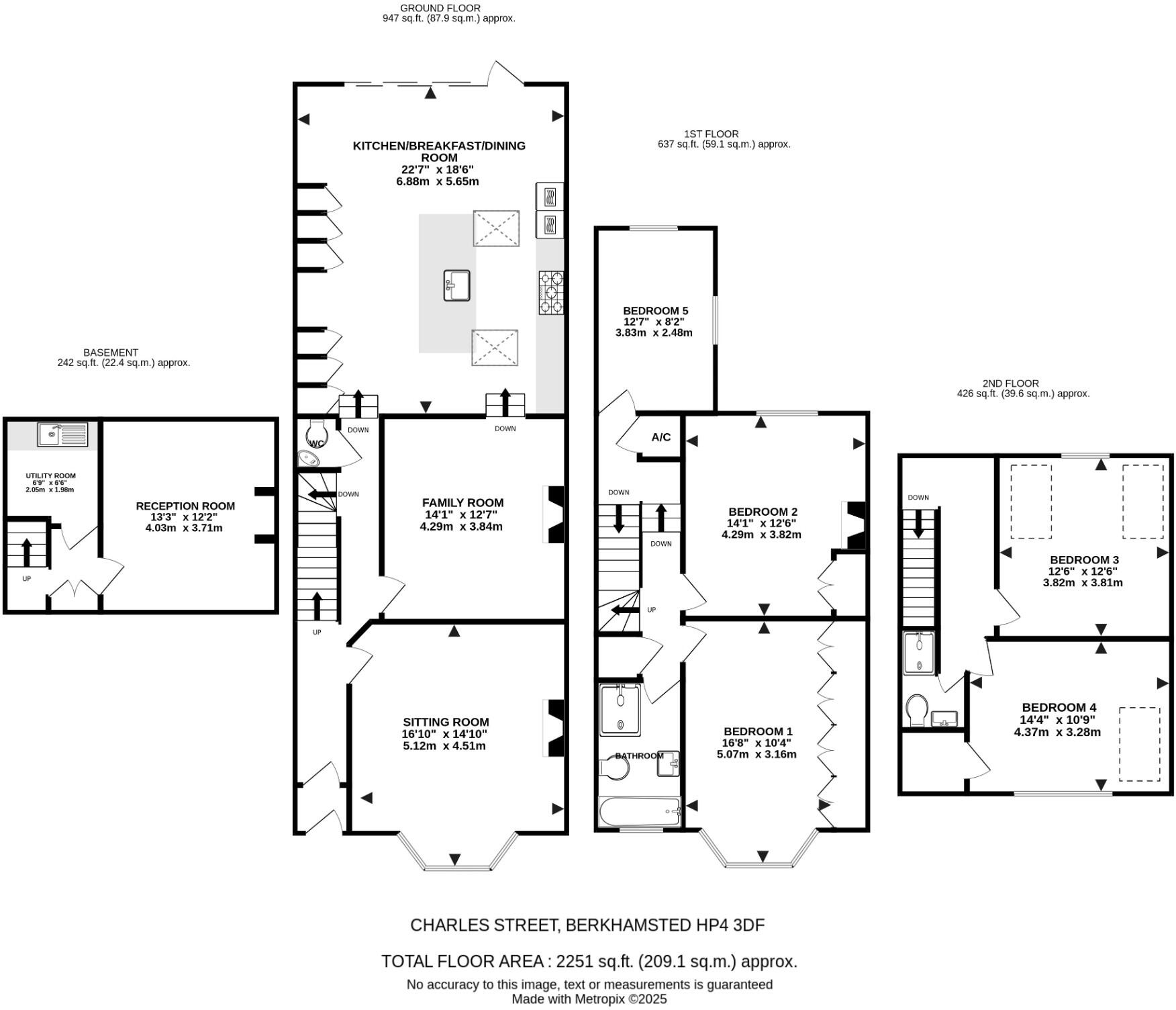 Charles Street, Berkhamsted, Hertfordshire, HP4 floorplan