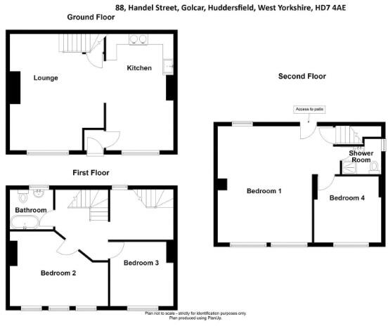 Handel Street, Golcar floorplan