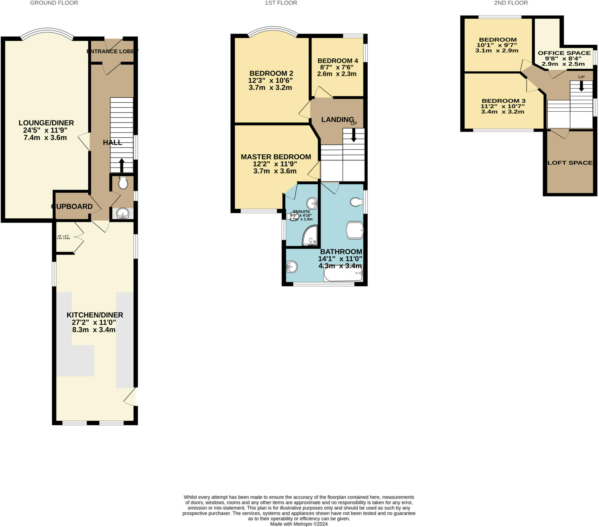 Kingston Avenue, Combe Martin, North Devon, EX34 floorplan